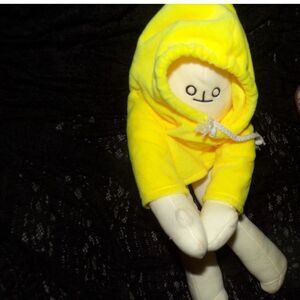 Banana Man Plush Stuffed Animal Toy 14 in Magnetic Hands Posable